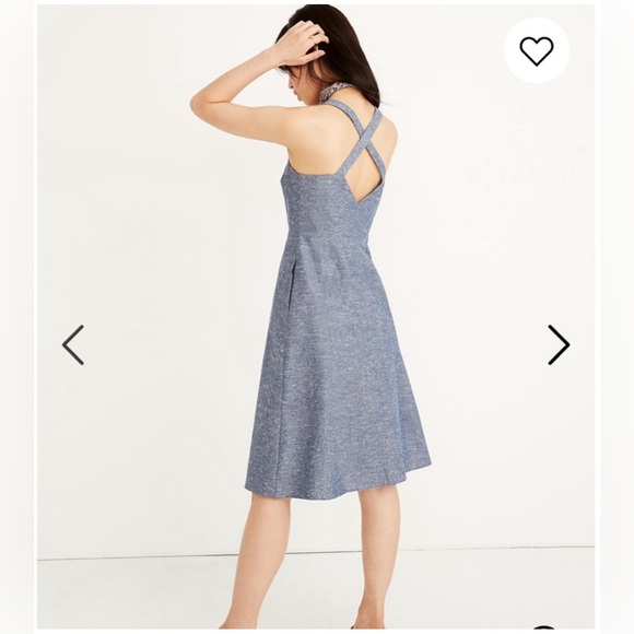 Madewell chambray midi dress - Picture 6 of 8